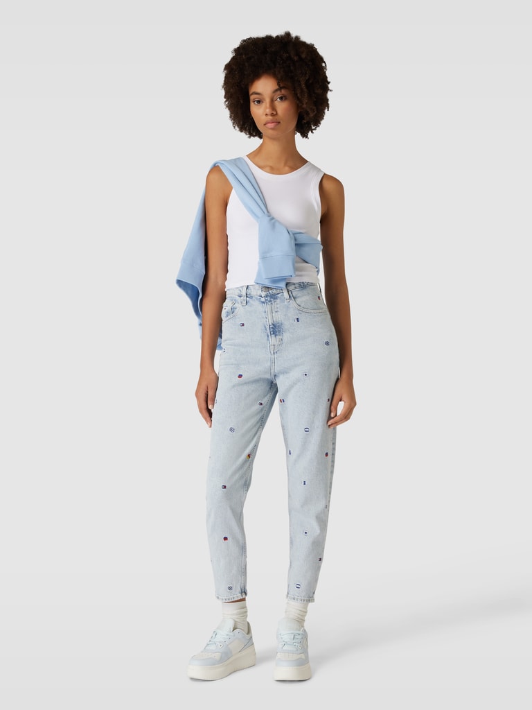 Erstaunlich Mom Jeans Hellblau Bild