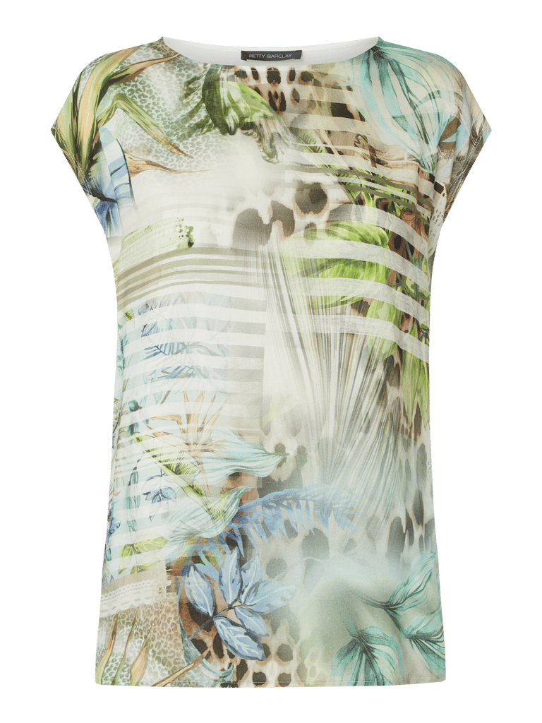 Betty Barclay Blusenshirt Mit Mustermix Hellgruen Online Kaufen