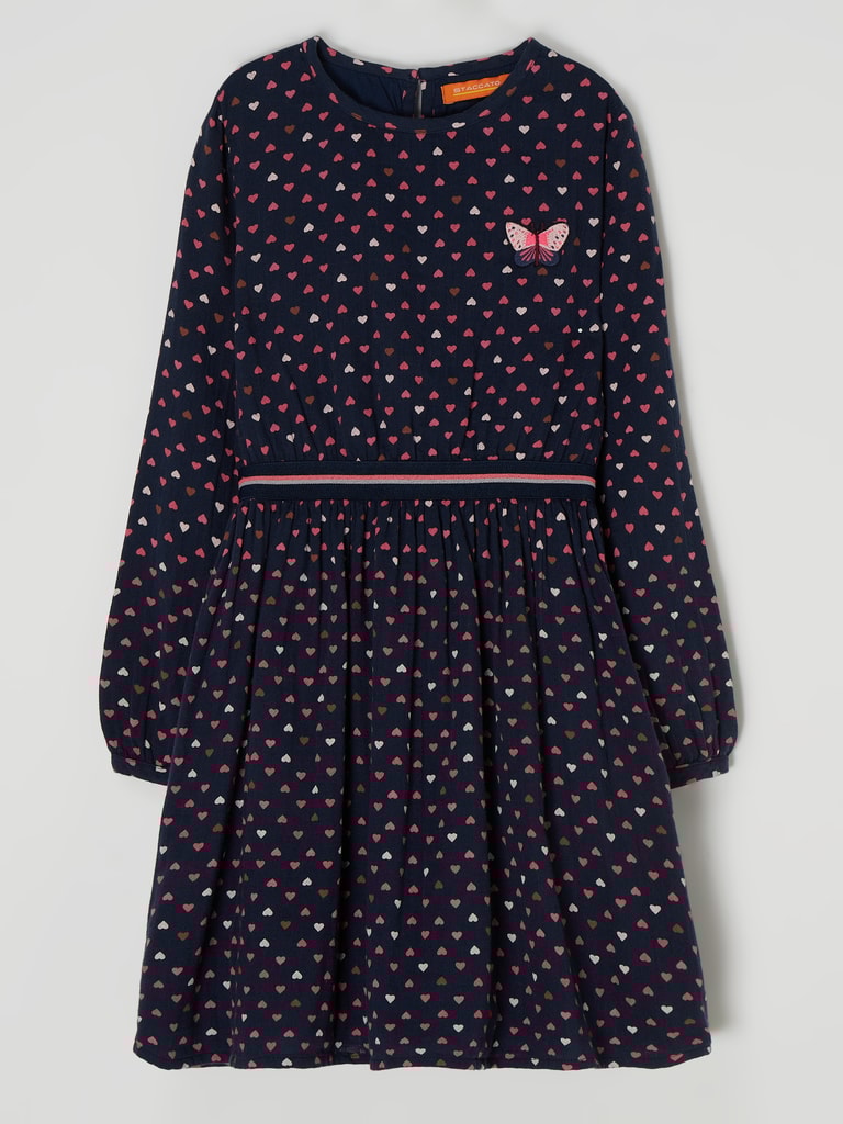 Staccato Kleid aus Baumwolle (marine) online kaufen