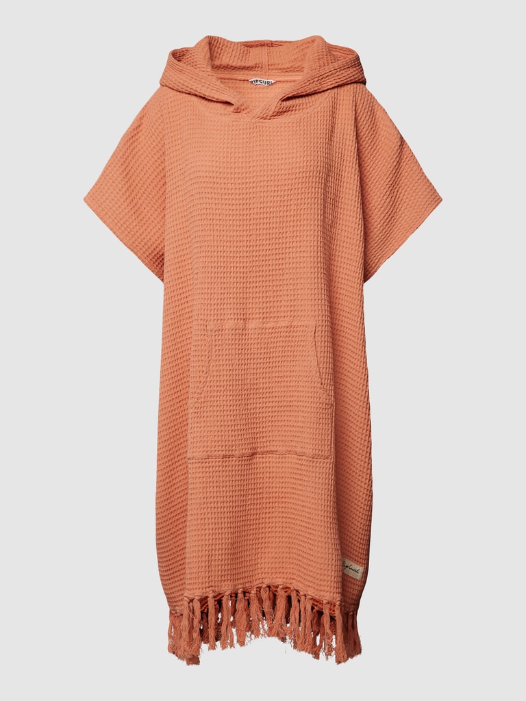 Rip Curl Handdoek met capuchon, model 'STONEWASH' in koraal online kopen | P&C
