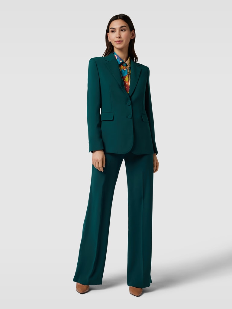Mango Blazer mit Pattentaschen Modell 'IGUANA' (petrol) online kaufen