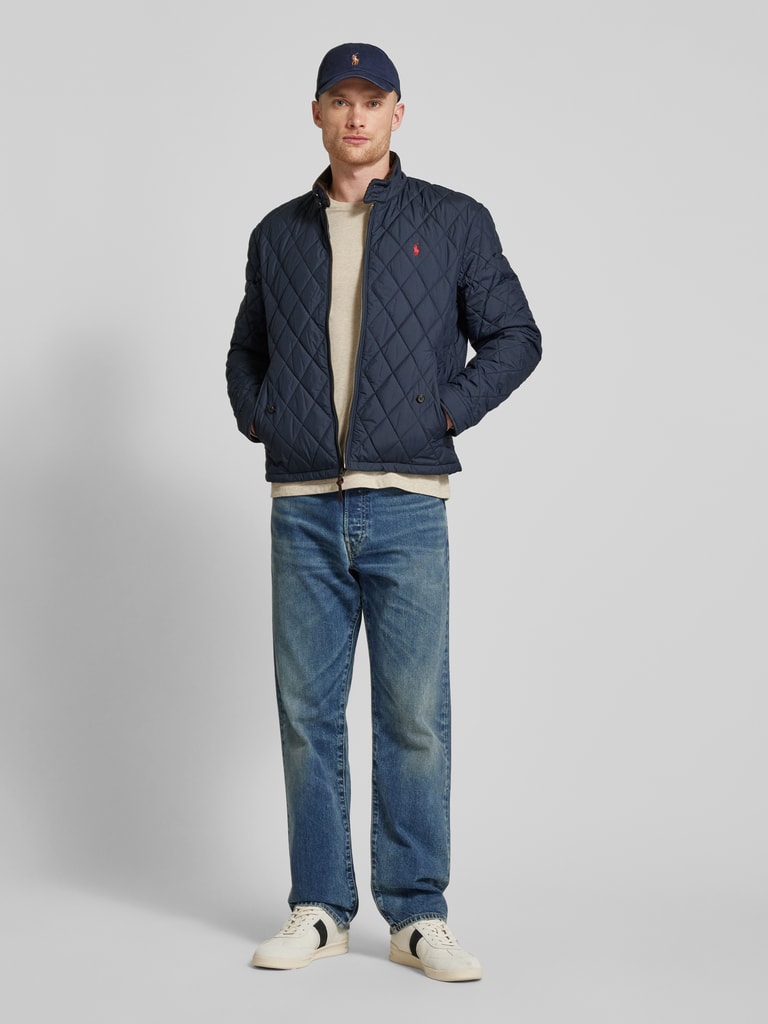 Polo Ralph Lauren Windbreaker mit Label-Stitching (marine) online 
