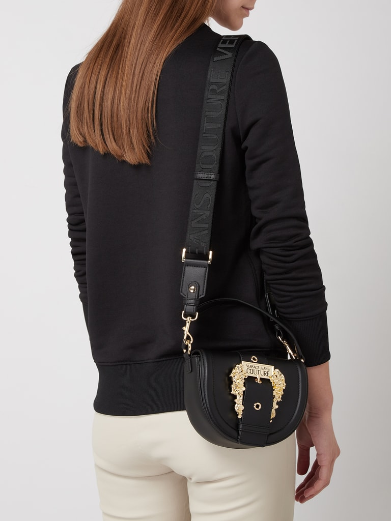 Versace Jeans Couture Saddle Bag mit abnehmbarem Schulterriemen