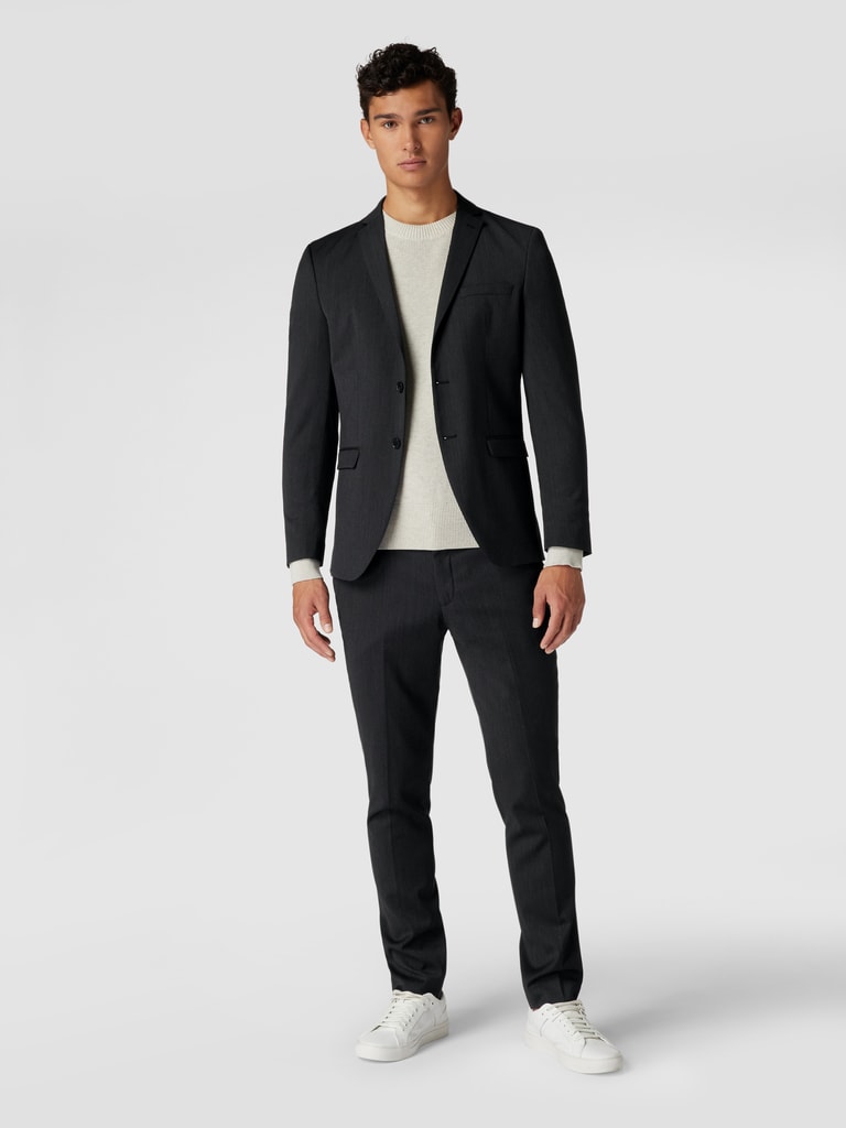 SELECTED HOMME Herren Hose – Slim Fit Mit Reißverschluss, Aus Recyceltem Polyester