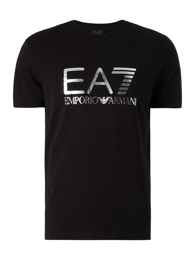 Ea7 Emporio Armani T Shirt Mit Logo Print Black Online Kaufen