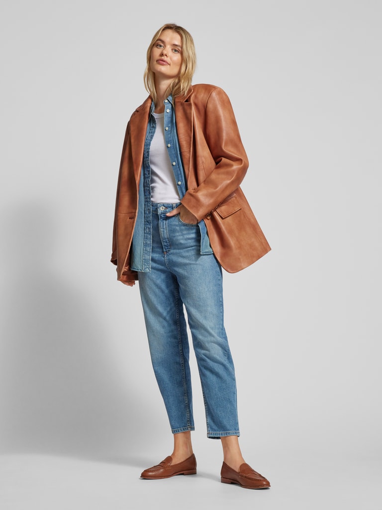 男性に人気！ o Jeansy O'Polo Marc online Kup kroju niebieski) (jeansowy 'SOFO' model znoszenia efektem z detalami  i stanem wysokim z fit relaxed ラグ・カーペット