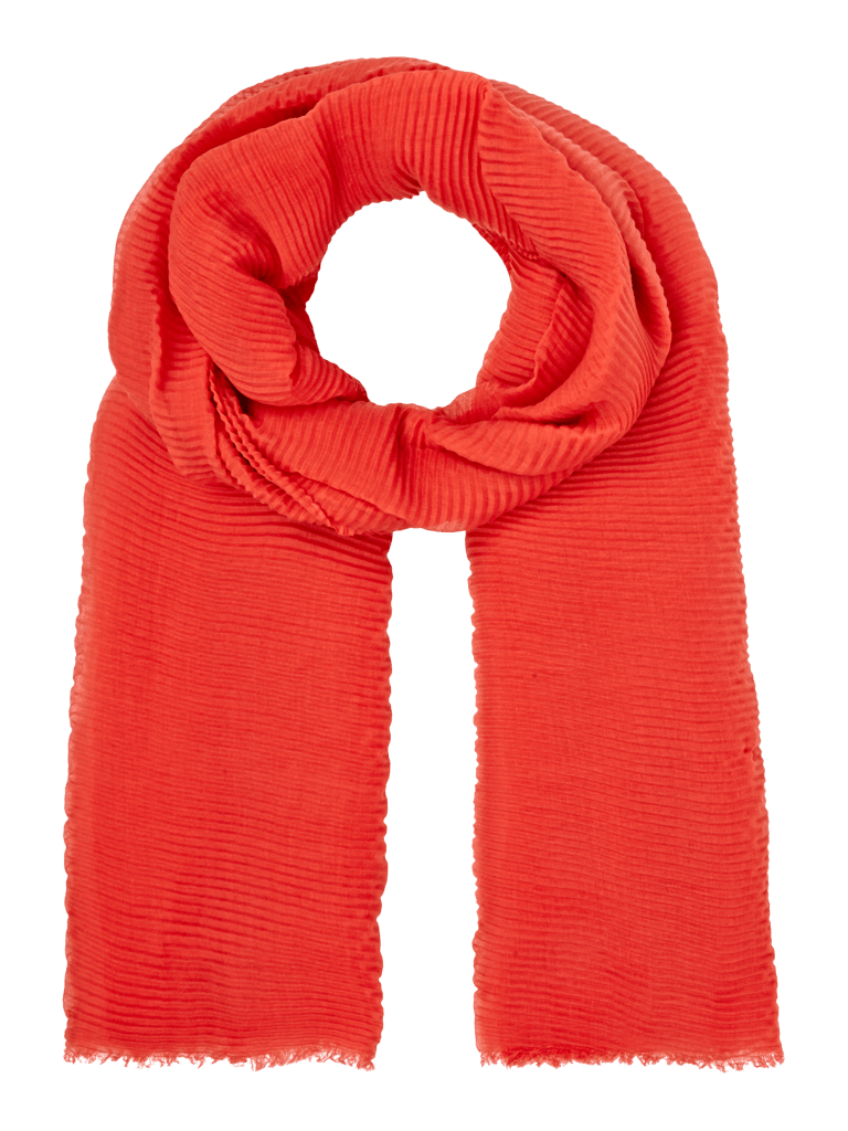 OPUS Schal mit Rippenstruktur (hellrot) online kaufen