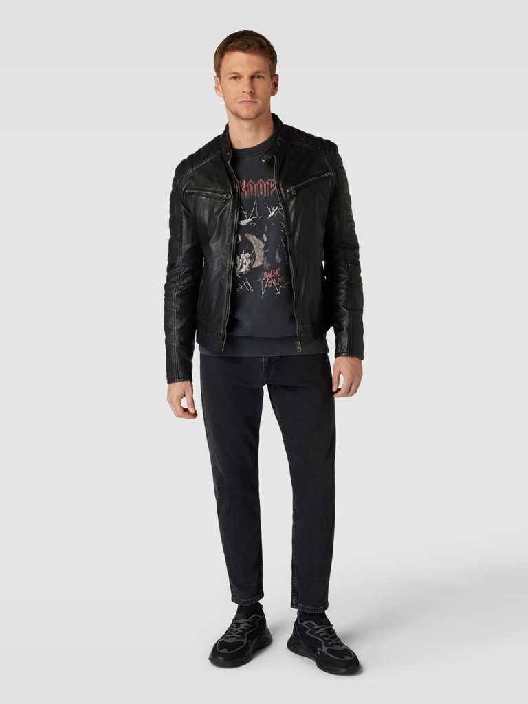kup-online-the-kooples-bluza-z-nadrukiem-z-logo-i-motywem-czarny
