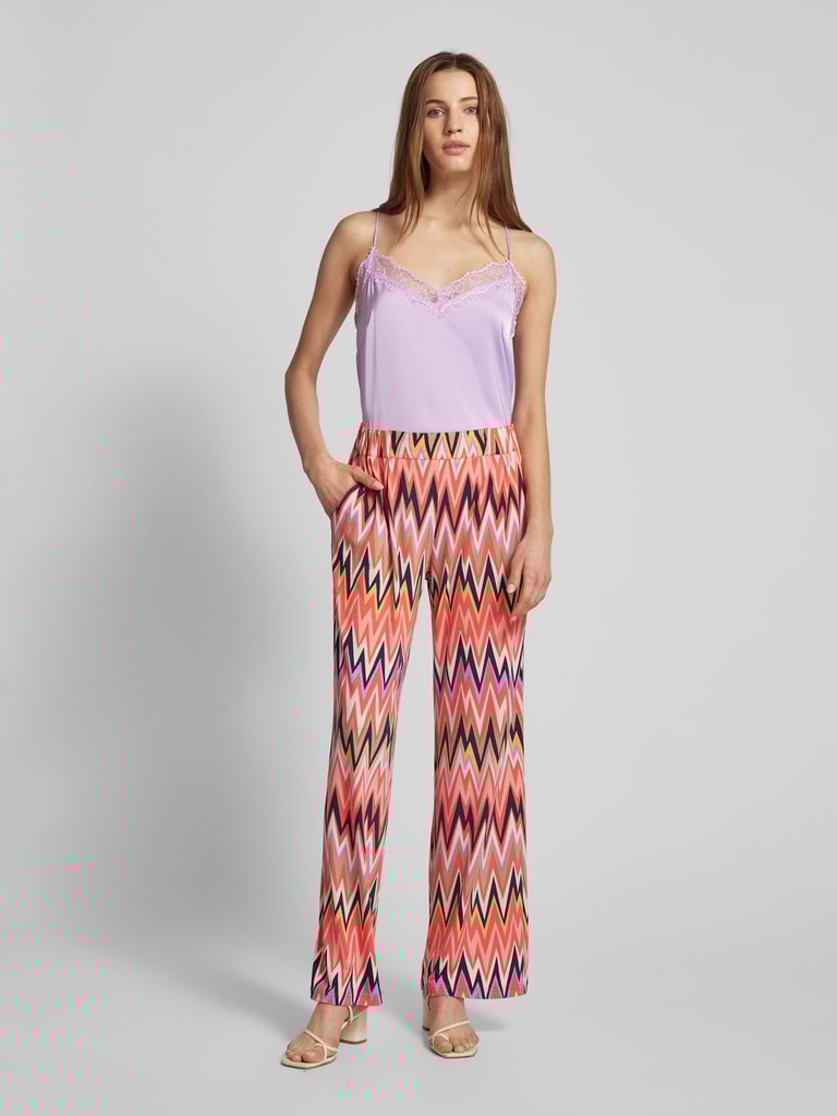 Betty Barclay Broek met grafisch motief en steekzakken in rood online ...