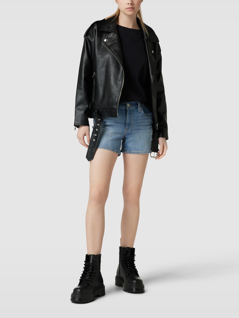 LTB denim regular waist short blauw