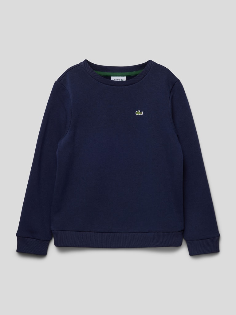 Lacoste Sweatshirt in unifarbenem Design (marine) online kaufen