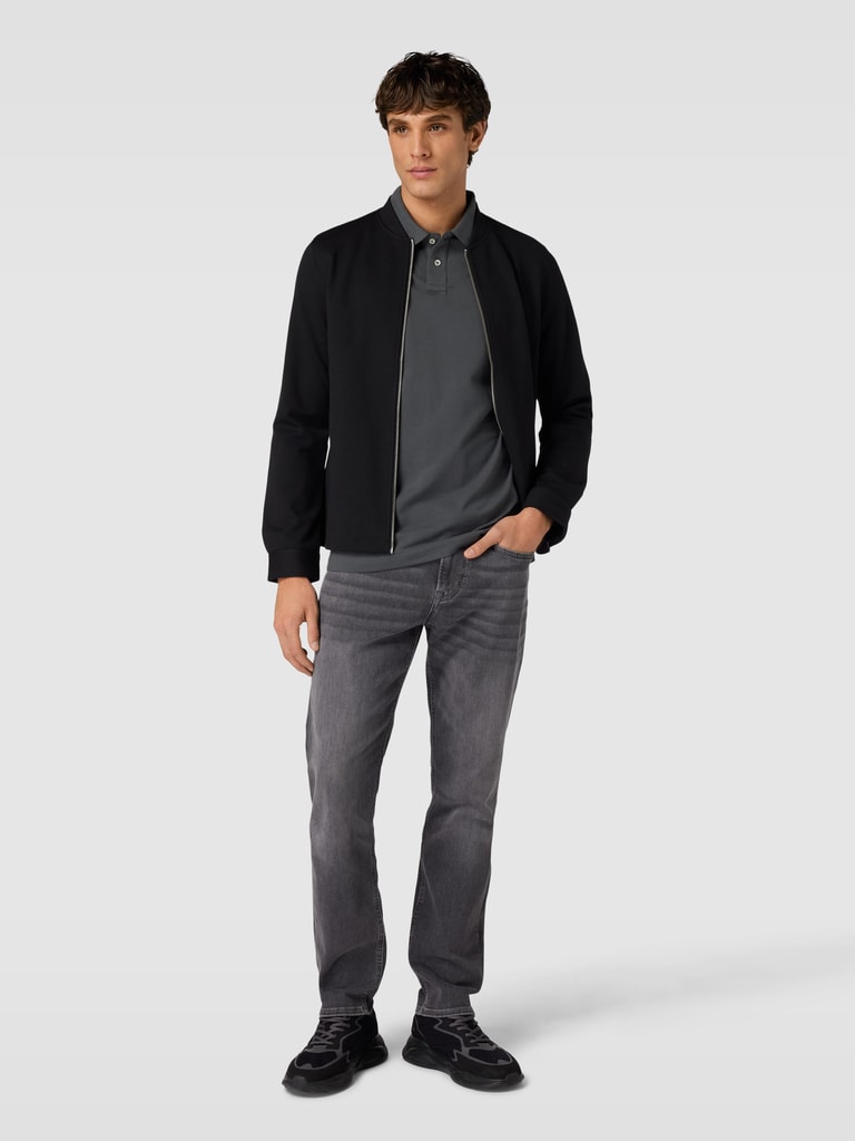 MCNEAL Poloshirt mit Label-Stitching (dunkelgrau) online kaufen
