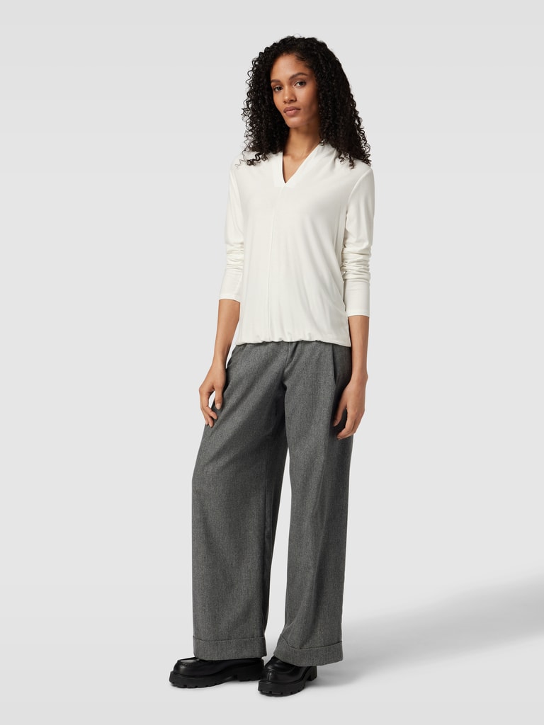 TOM TAILOR Damen T-Shirt Mit V-Ausschnitt – Regular Fit, Aus Weichem Jersey (nachhaltige BE PART-Kollektion)