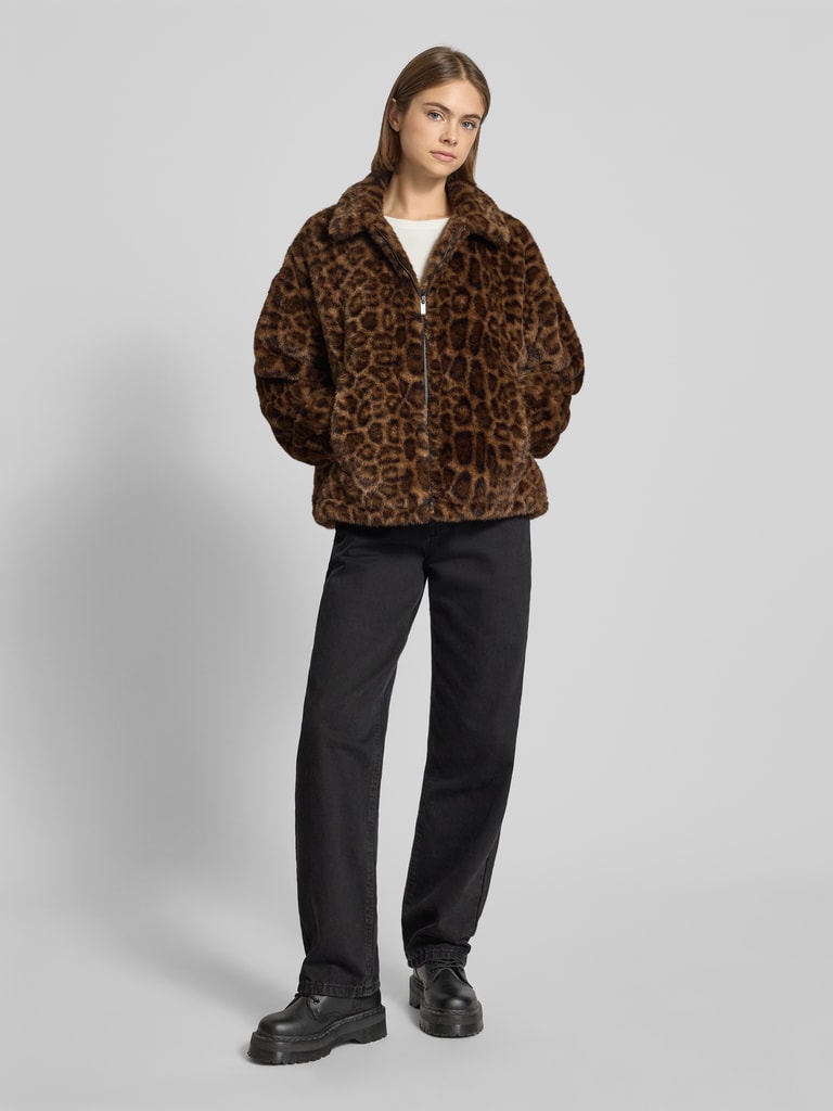 Unkat Arctc Fox Fell Gefüttert Kapuze Herren Duffel Mantel / Jacke