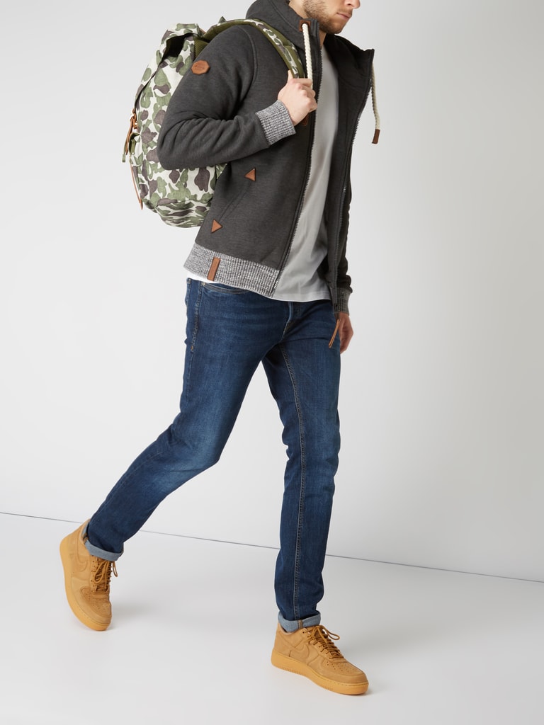 naketano fleecejacke mit kapuze