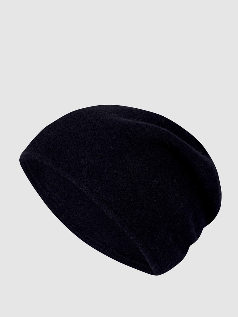 LOEVENICH Damen Wintermütze - Breit Gerippt Mit Kleinem Schirm