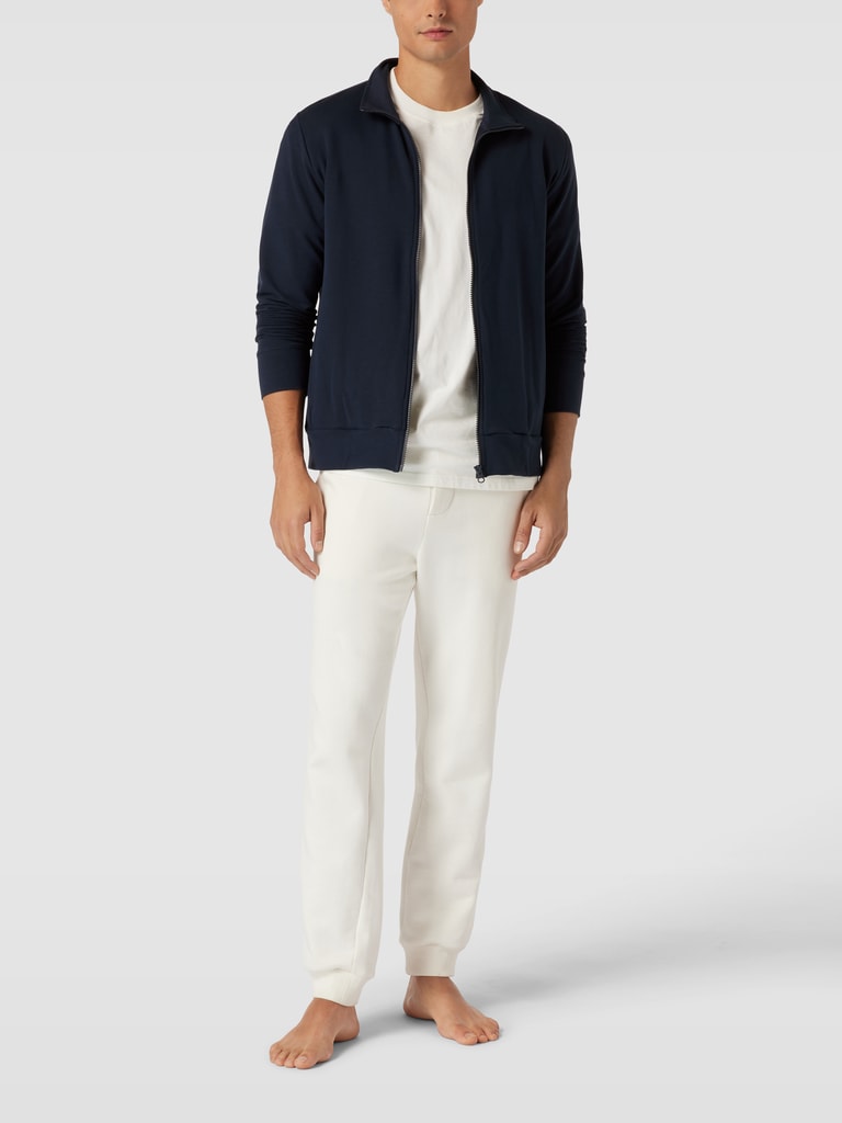 Indicode Heren INYanic Cardigan | Sweatjack met opstaande kraag Black M