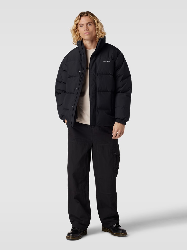 Carhartt Work In Progress Gewatteerd jack met opstaande kraag, model 'DANVILLE' in zwart online