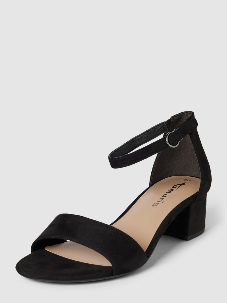 Tamaris Sandaletten Schwarz Mit Blockabsatz Elegant Sandalette
