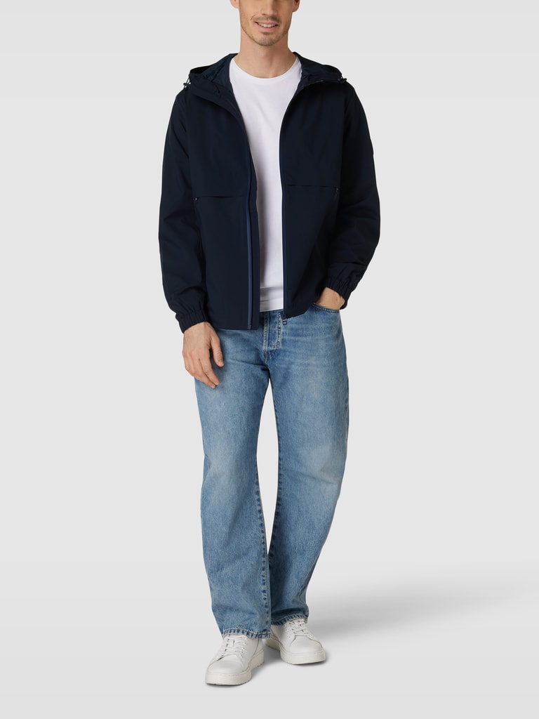 Tommy Hilfiger Regenjacke mit Label-Details (marine) online kaufen