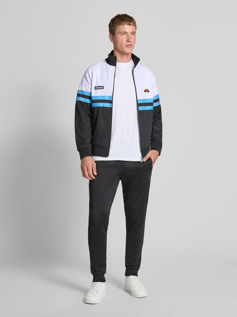Ellesse Sweatjacke mit Label-Patch Modell 'RIMINI' (blau) online