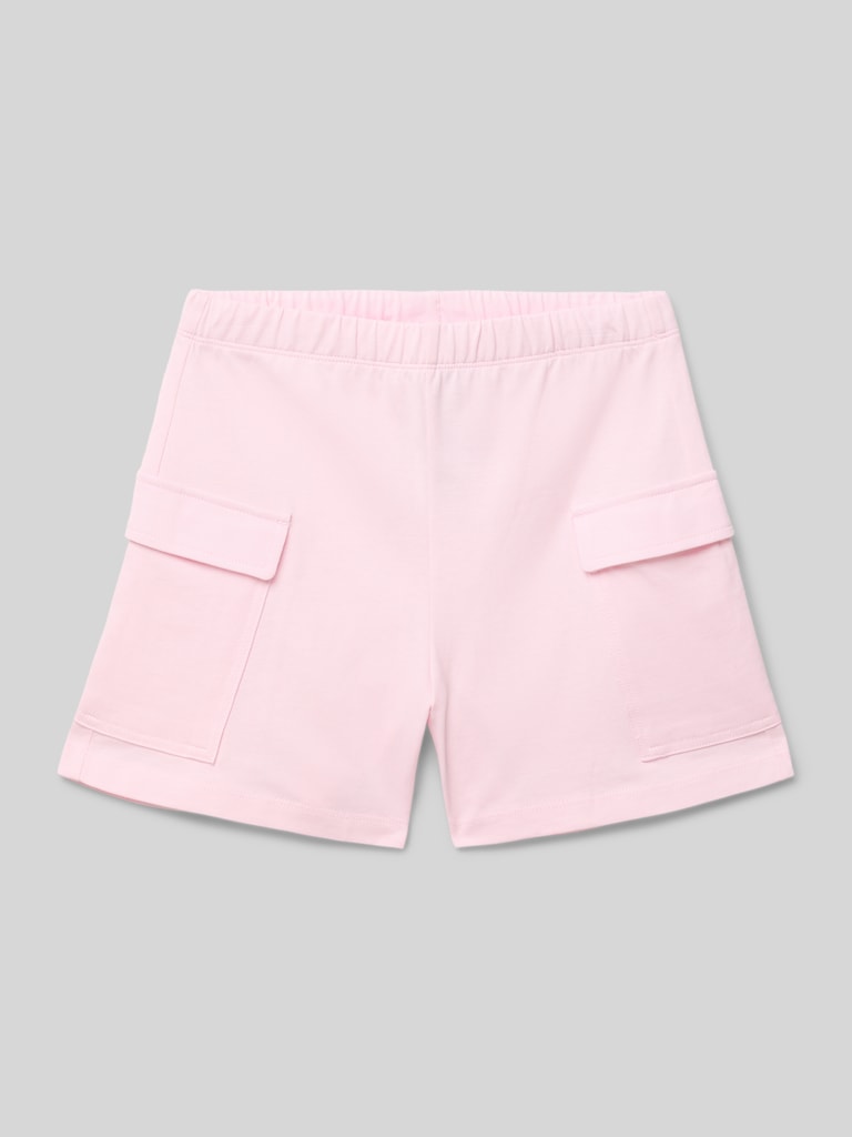 Champion Regular Fit Sweatshorts mit Logo-Patch (hellrosa) online kaufen
