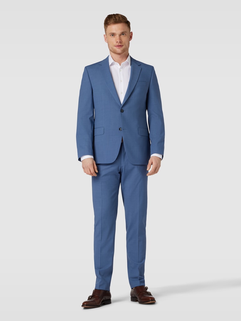 Marc Cain Slim fit stoffen broek met knoopsluiting, model 'Franca' in Marc Cain Slim fit stoffen broek met knoopsluiting, model 'Franca' in