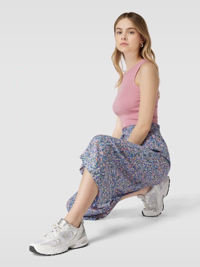 S.Oliver Damen Culotte Aus Viskose - Weite Hose Mit Elastikbund