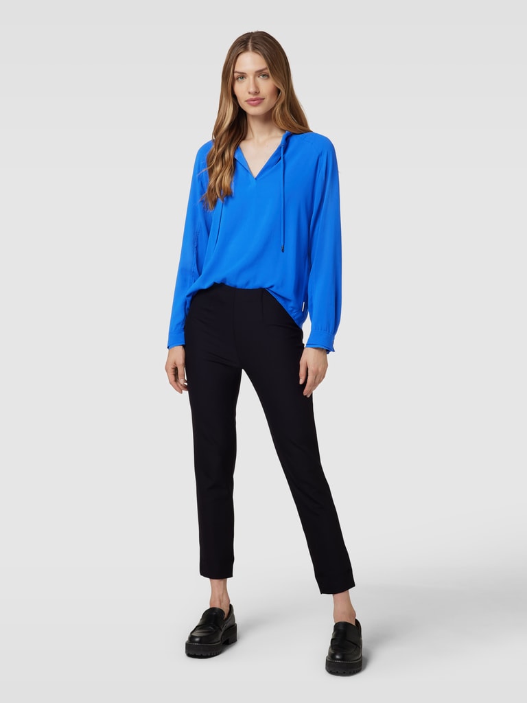 Marc Cain S Collections Crepe Blouse Blue KC 51.10 W39 395 main image 0