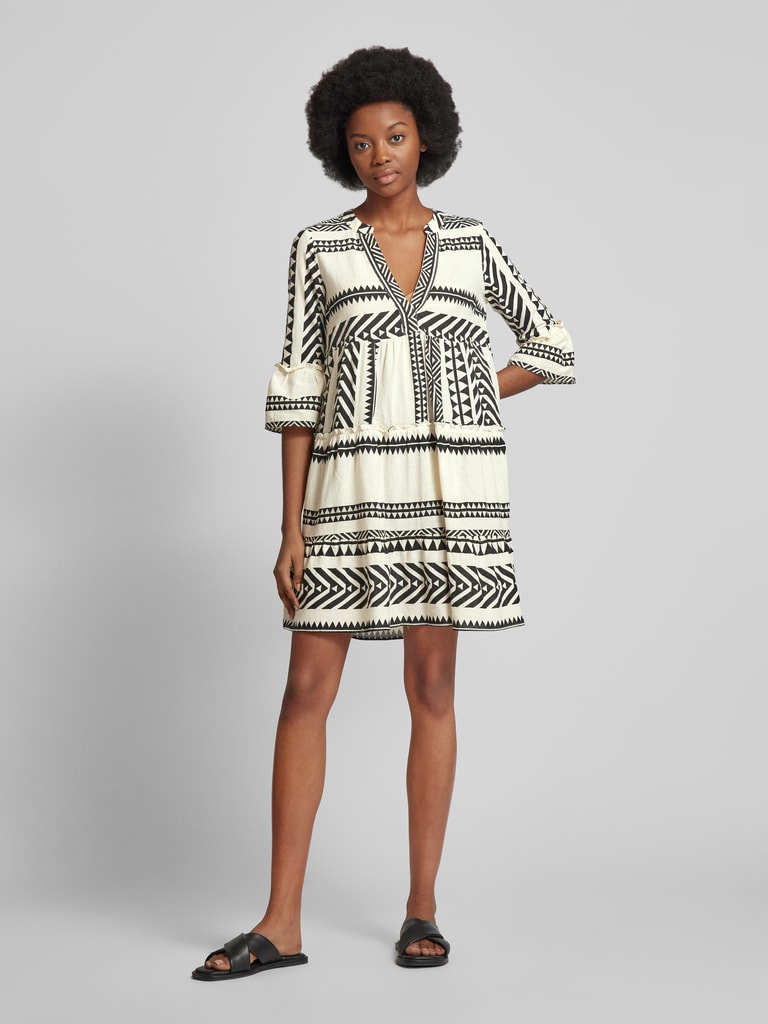 vero moda print minikleid