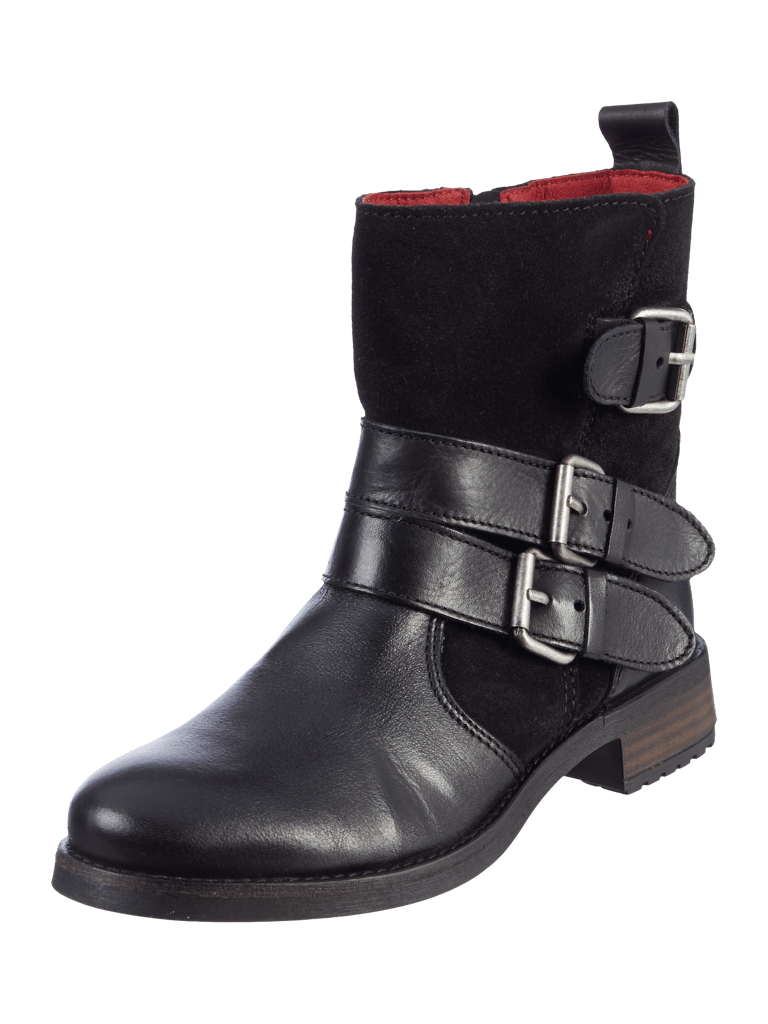 Intervenere medley morbiditet Buffalo Boots aus Leder und Veloursleder (schwarz) online kaufen
