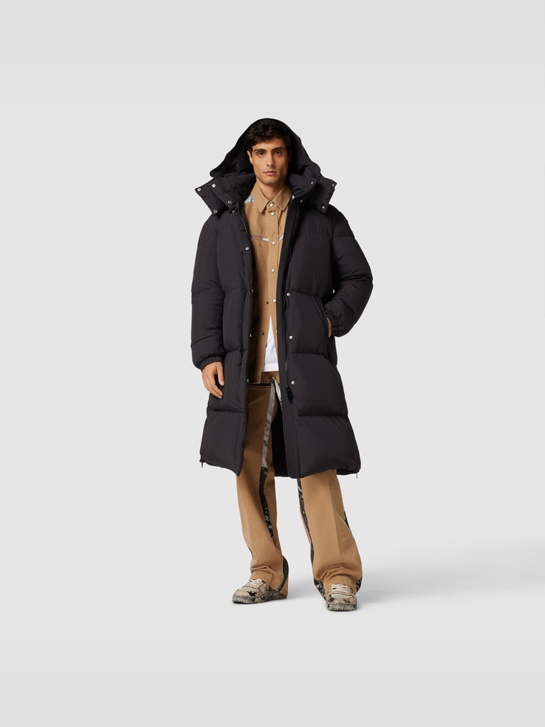 Diesel Daunenmantel mit Eingrifftaschen (black) online kaufen