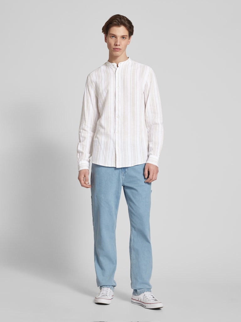 Tommy Hilfiger Vrijetijdsoverhemd met labelstitching, model 'FLEX' in