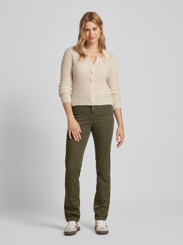 Brax Regular fit broek in 5-pocketmodel, model 'Style.Mary' in kaki online kopen | P&C