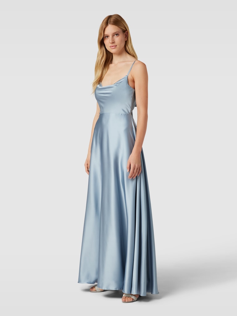 Generisch Abendkleid Damen Spaghettiträger Ballkle Produktbild-Vorschau 2