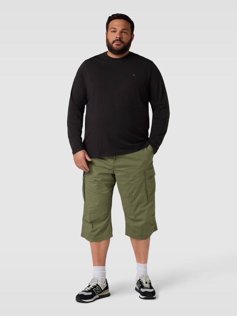 Tommy Hilfiger Big & Tall PLUS SIZE Slim Fit Longsleeve mit Label 