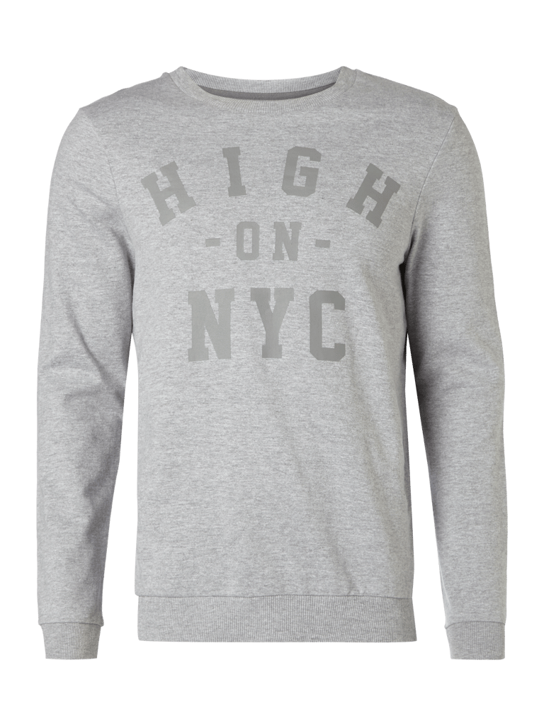 Cropped Sweatshirt mit Print