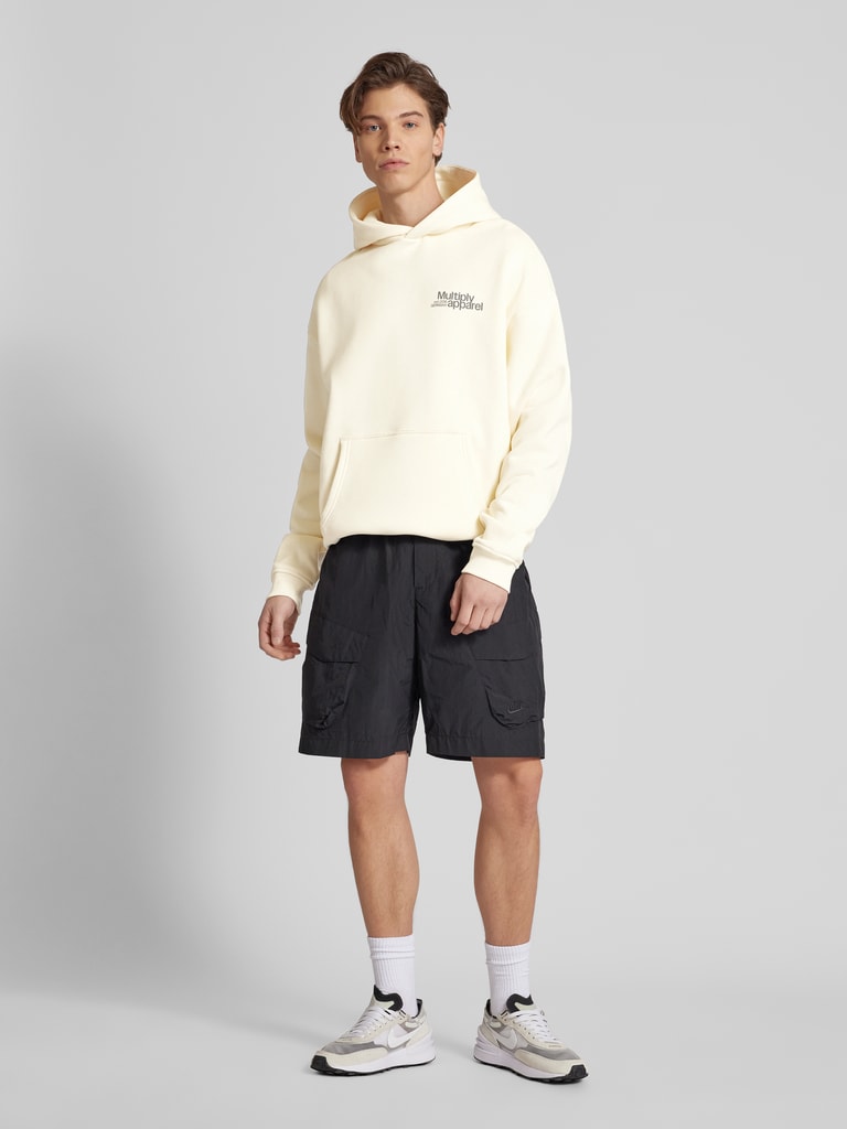 Unisex Oversized Pullover Hoodie Ecru
