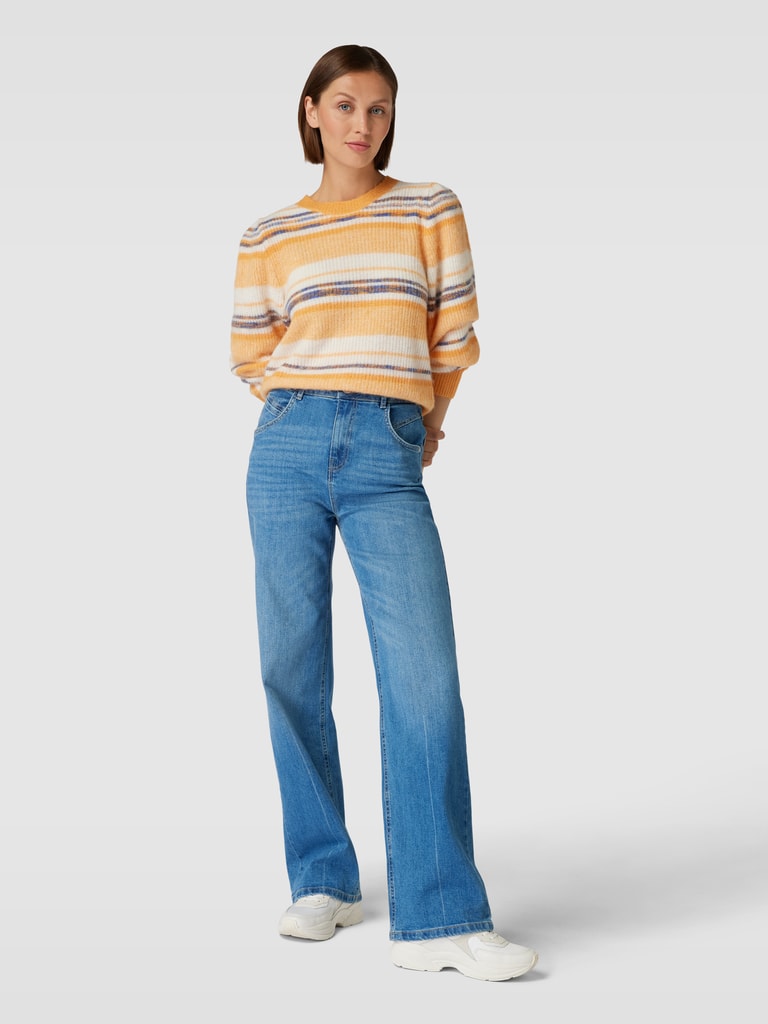 OPUS Jeans mit Label-Patch Modell 'Miberta' (bleu) online kaufen