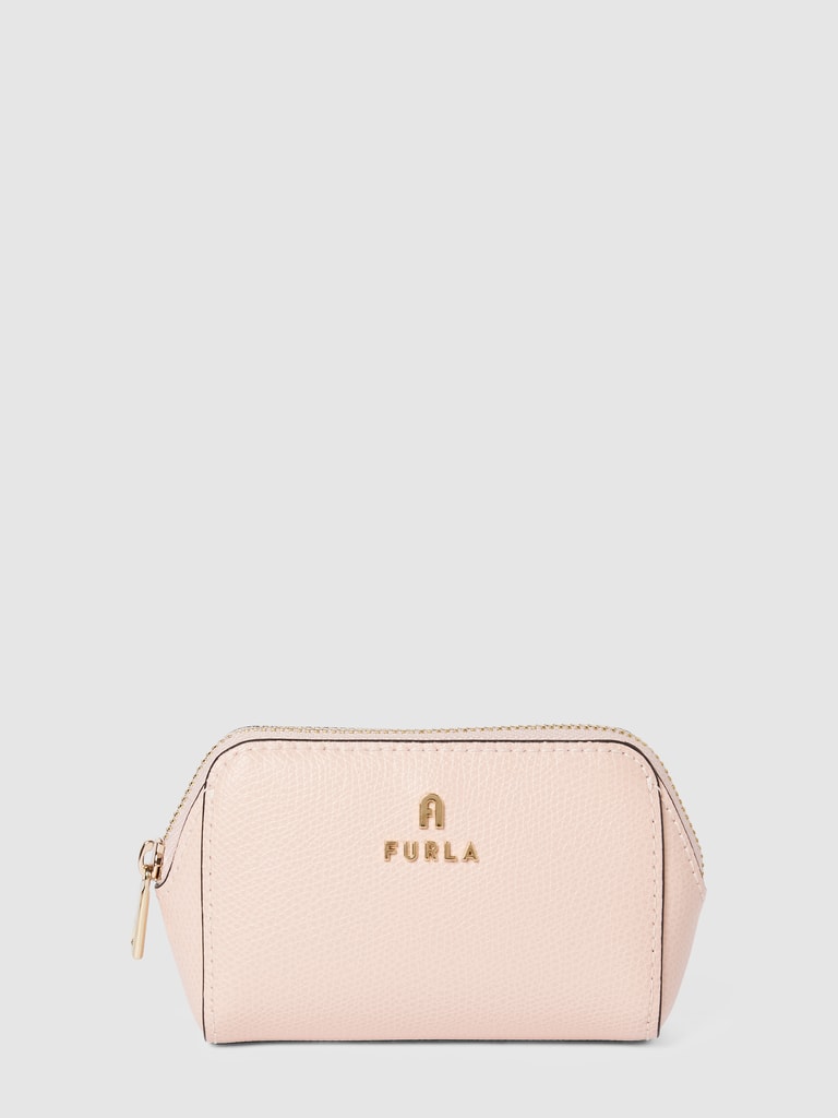 POFULL Kosmetiktasche Aus Baumwollleinen Mit 'Receptionist'-Aufdruck - Praktische Make-up-Tasche Fürs Büro, Reisen & Als Geschenk (23,4x17,3 Cm)