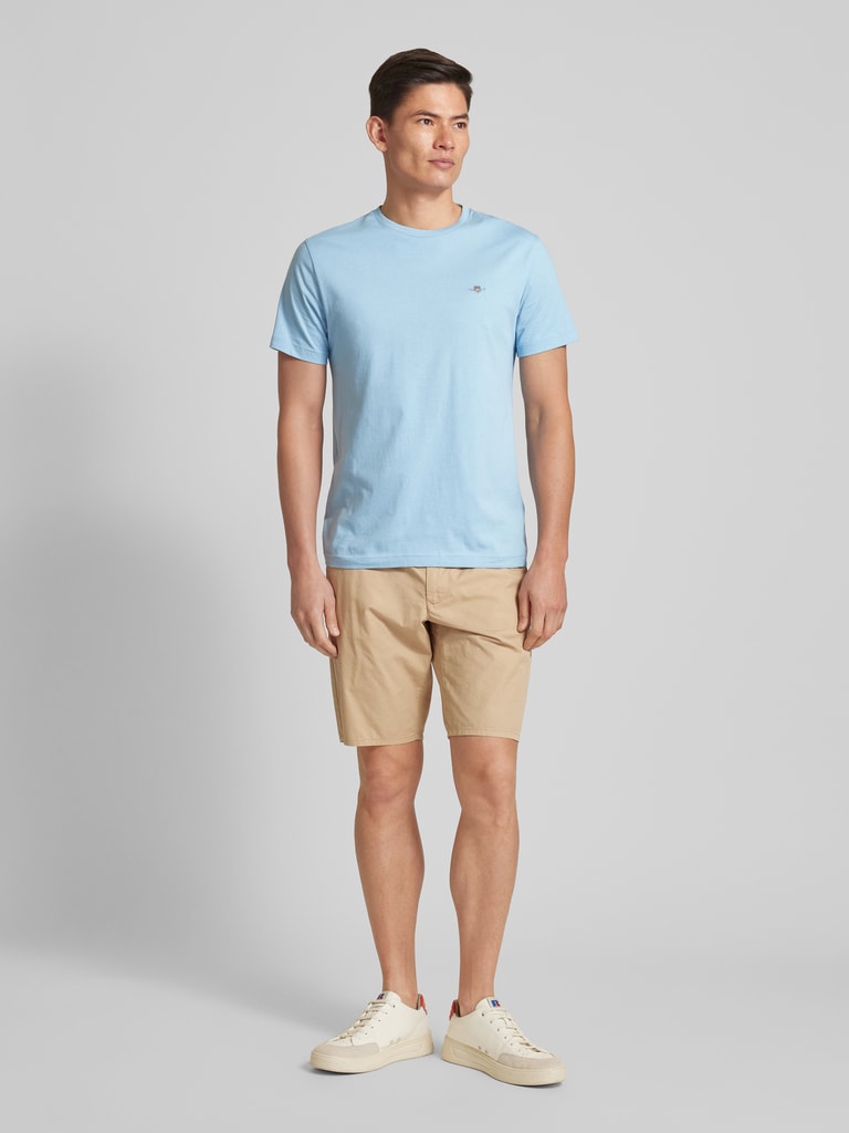 Gant Women Blue Regular Fit Shield T-Shirt