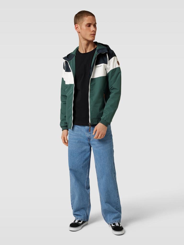 Ragwear Jacke im Colour-Blocking-Design Modell 'JAYCE' (petrol - Main Image