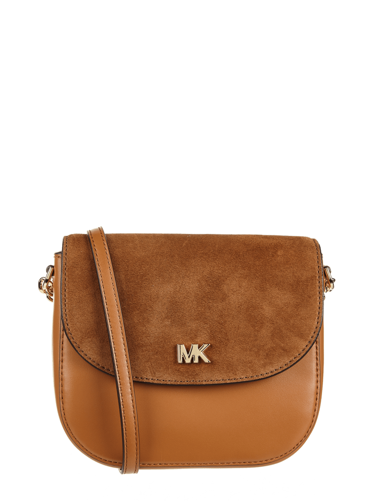 MICHAEL Michael Kors Crossbody Bag aus Leder mit Kettendetails (camel