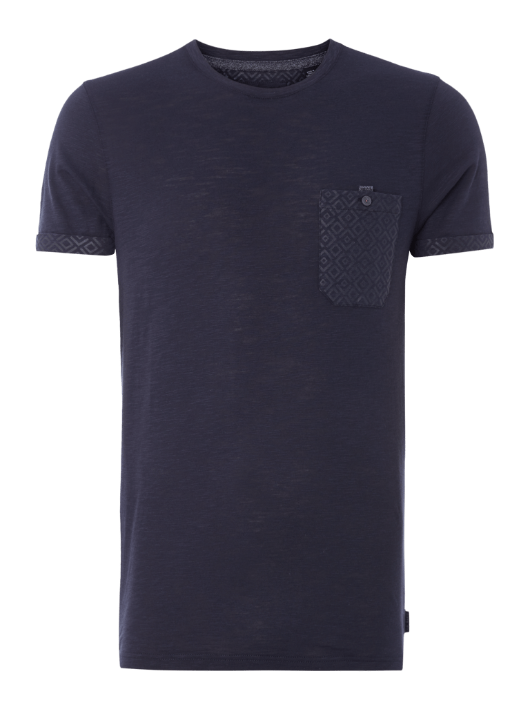 Ted Baker TShirt mit Kontrastdetails (marineblau) online kaufen