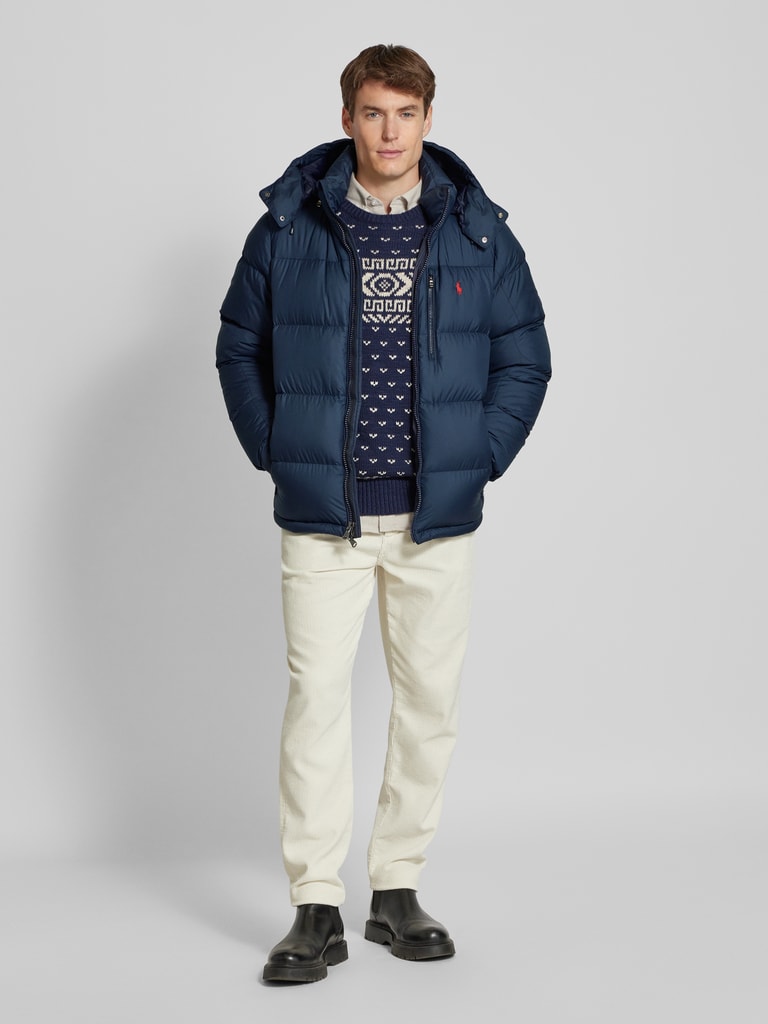 Polo Ralph Lauren Steppjacke mit Logo-Stitching (marine) online kaufen