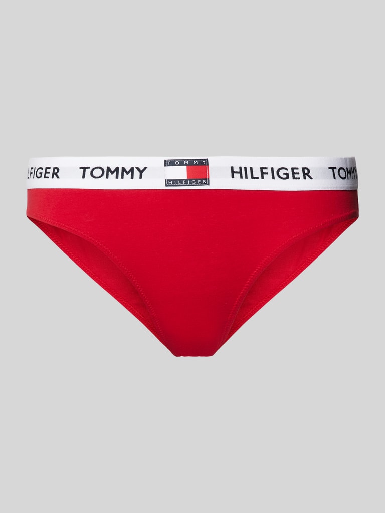TOMMY HILFIGER Slip mit Label-Bund (rot) online kaufen