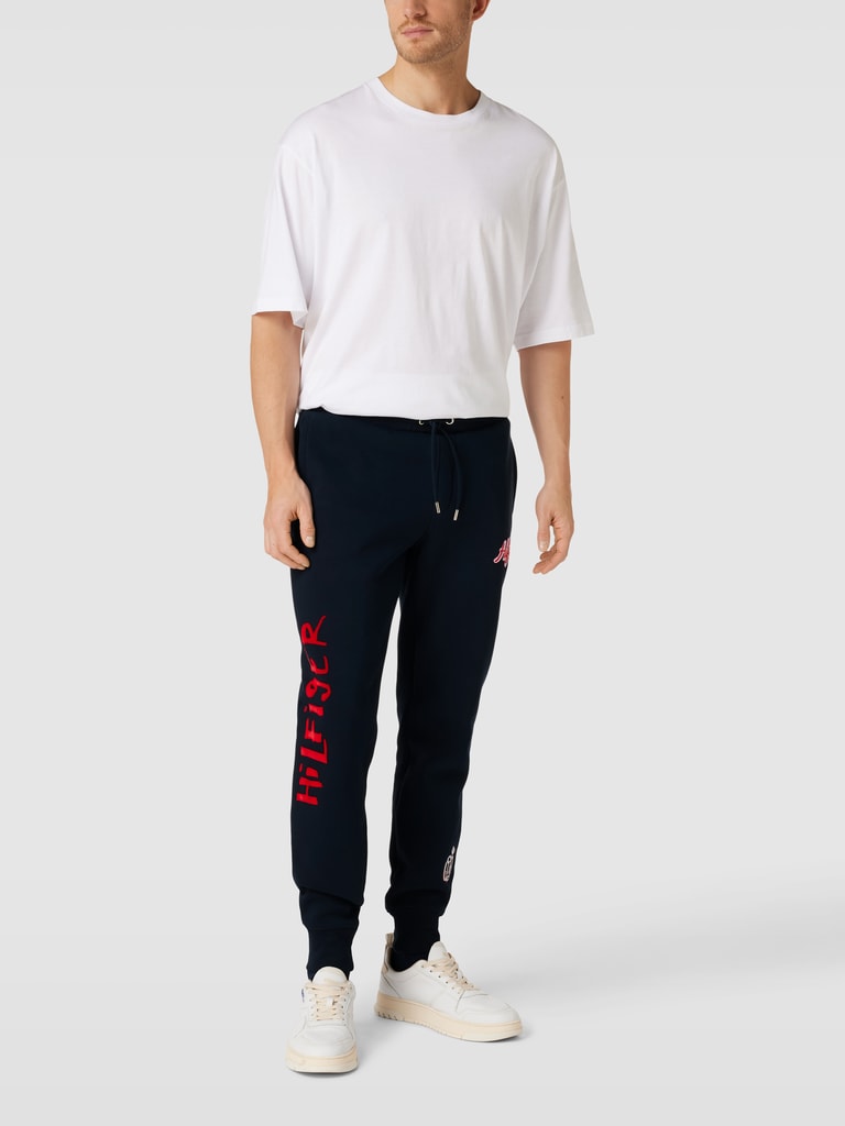 Tommy Hilfiger Sweatpants mit Label-Stitching (marine) online kaufen