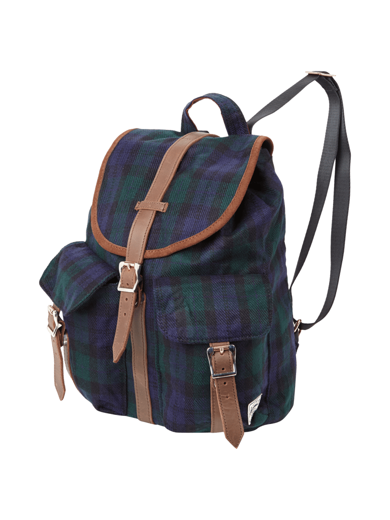 Herschel Rucksack mit Kunstlederbesatz (dunkelrot) online kaufen