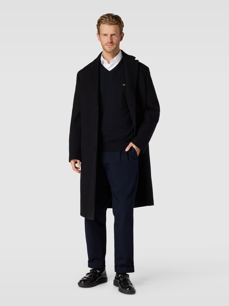 FYNCH-HATTON Pullunder Baumwolle V-Ausschnitt - Eleganter Strickpullunder Für Damen Und Herren