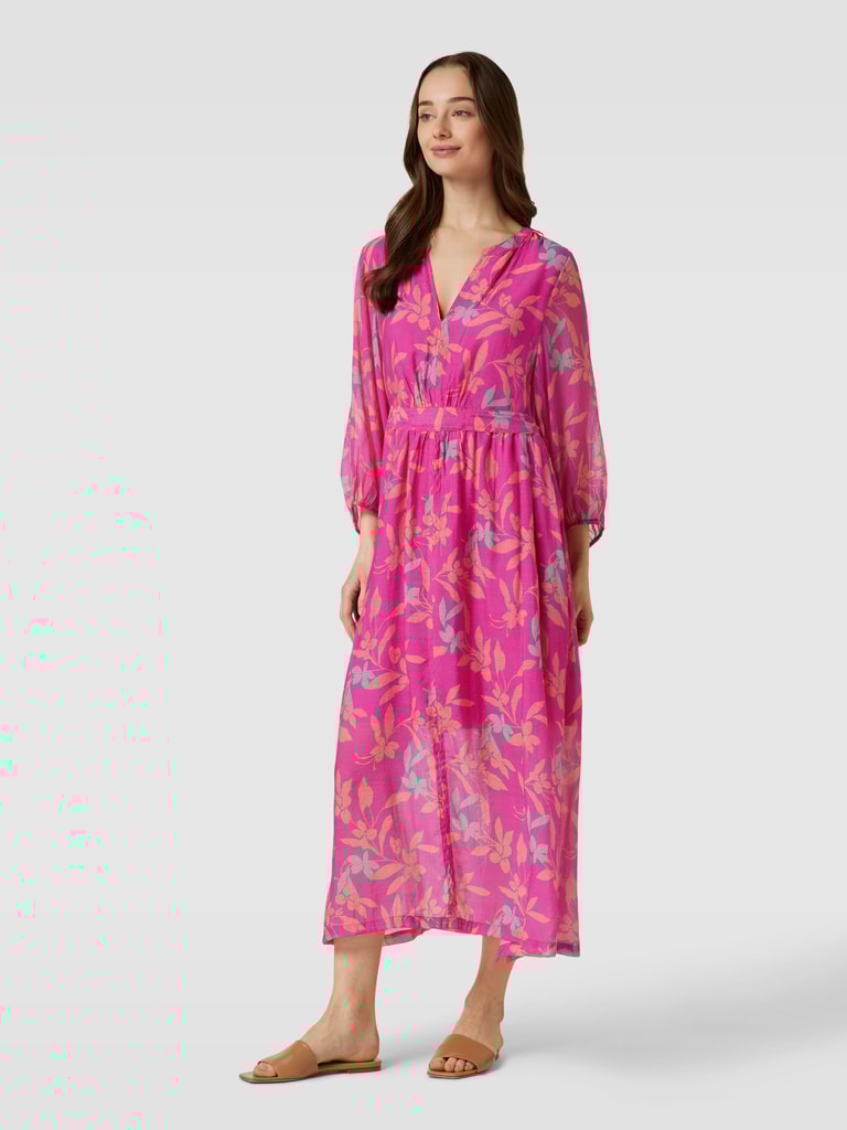 Jake*s Collection Maxikleid mit Allover Muster (fuchsia) online kaufen